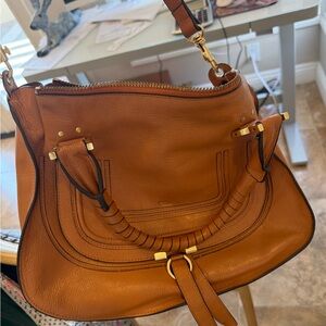 Tan Leather Shoulder Bag